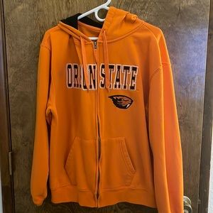 Oregon State zip-up sweater XL